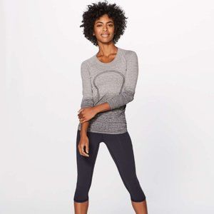 lululemon Swiftly Tech Long Sleeve // Grey Ombre, Size 8